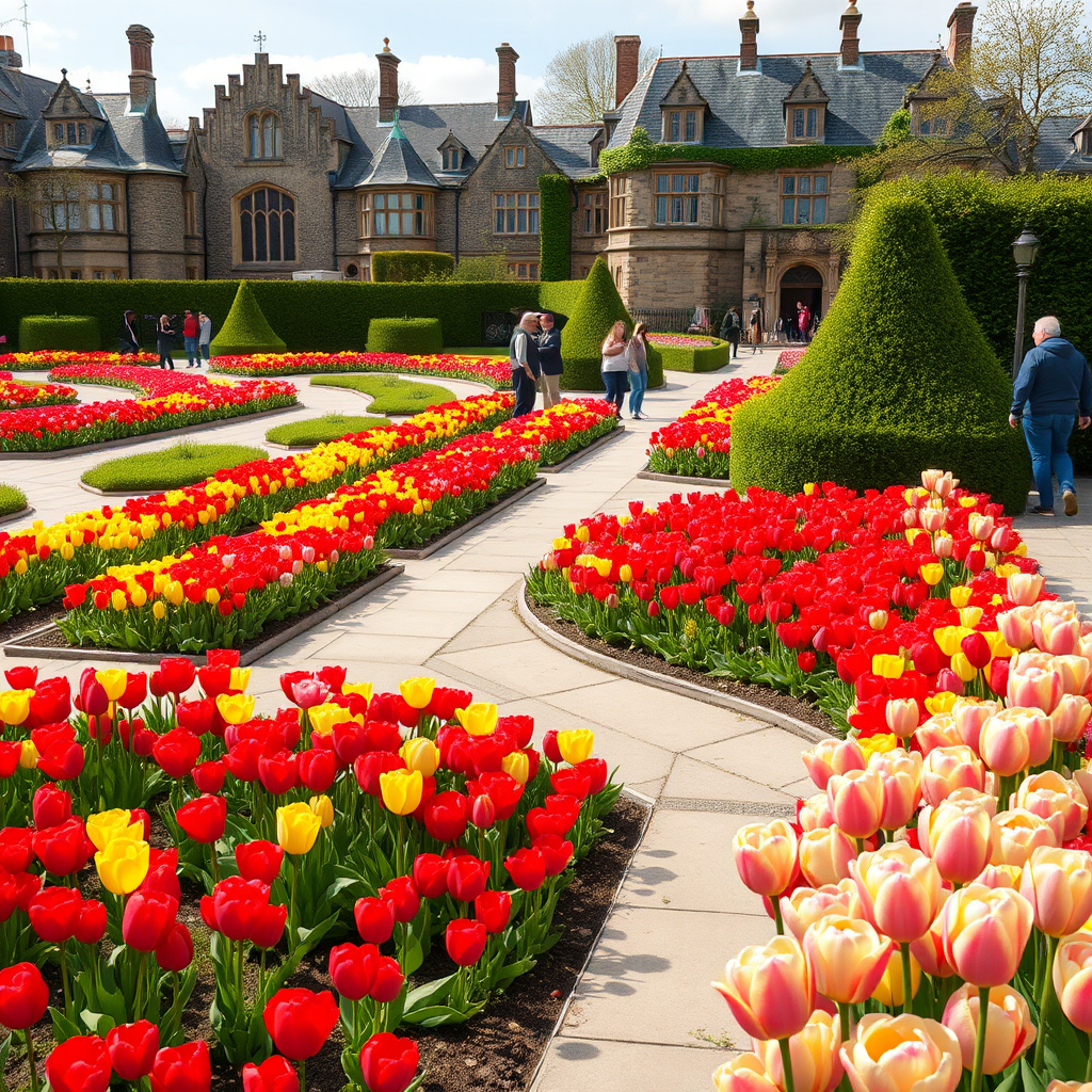 Sussex town featuring one of UK's most impressive tulip gardens